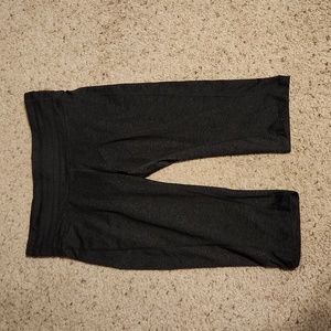 Prana Gray Crop Workout Pants Sz LG